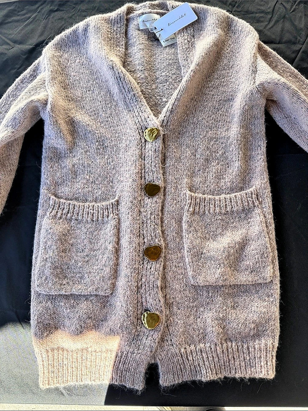 Linen & Dot Cardigan in Pink Size XS NWT